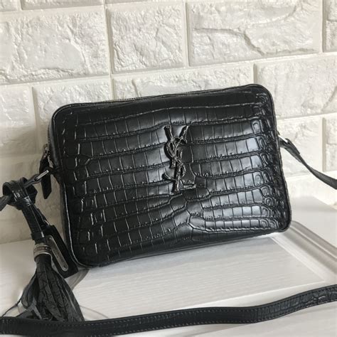 ysl bag 2023|YSL crocodile crossbody bag.